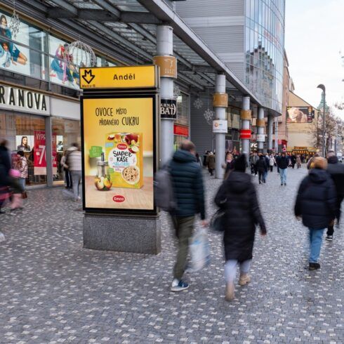 CLV v ulicích a pěších zónách