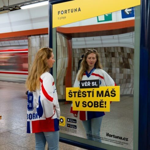 FORTUNA & propojení metra, zastávek a bigboardů